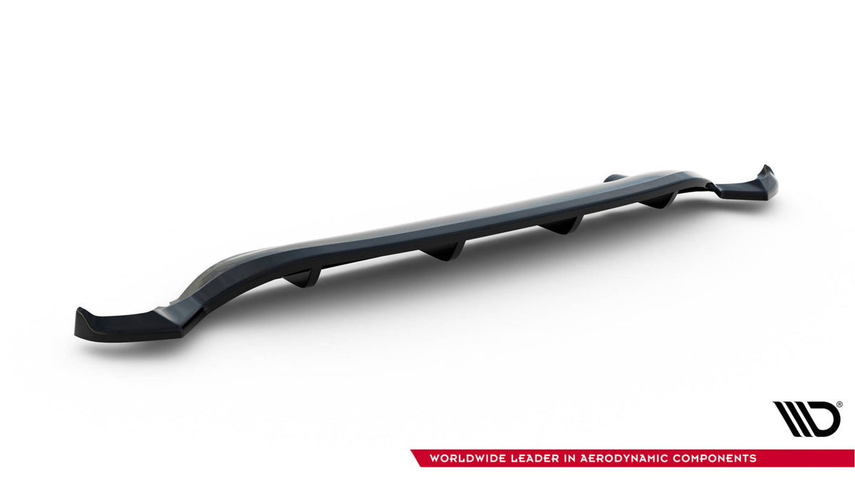 Street+ Mittlerer Diffusor RACE passend für Toyota IQ schwarz Hochglanz – Ansicht 4