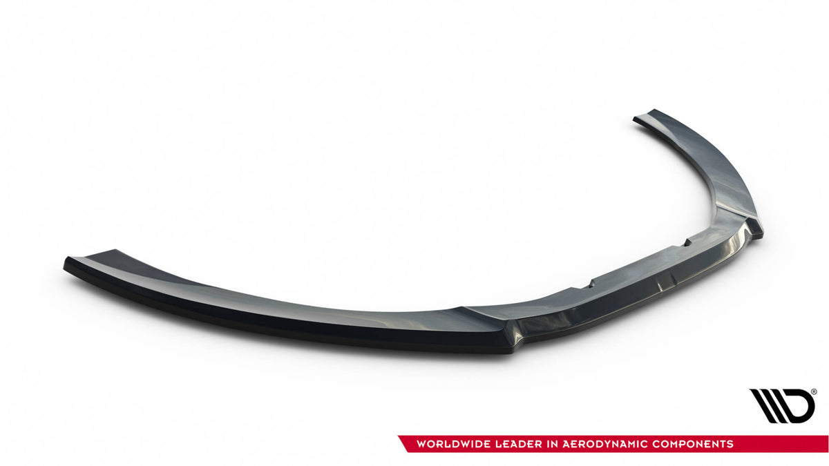 Street+ Spoilerlippe Front Ansatz V.2 passend für Audi RS6 C7 / C7 Facelift schwarz Hochglanz – Ansicht 5