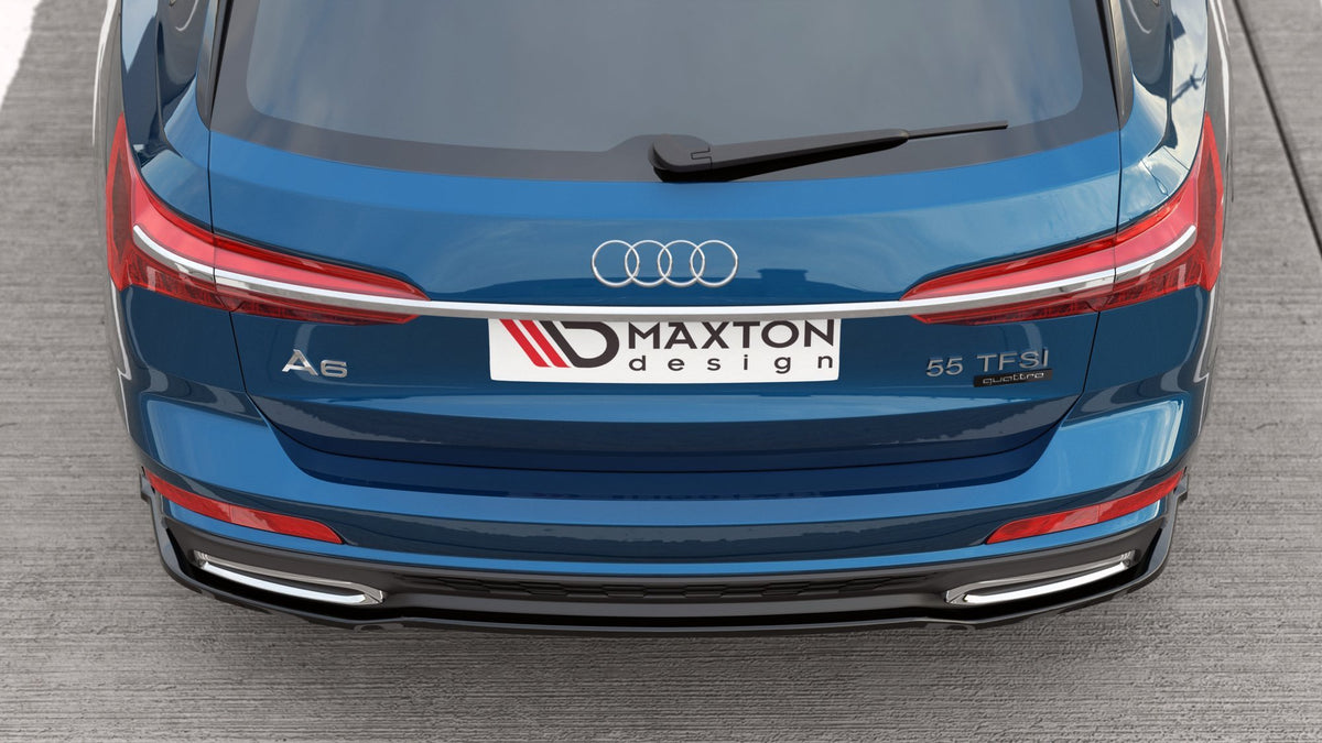 Heckansatz Audi A6 S-Line C8 schwarz Hochglanz – Ansicht 4