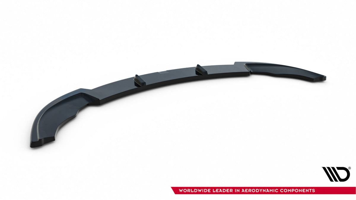 Street+ Spoilerlippe Front Ansatz V.1 passend für BMW 3er E46 M Paket COUPE schwarz Hochglanz – Ansicht 6