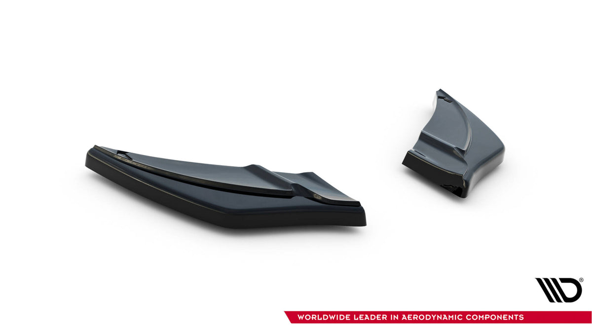 Heck Ansatz Flaps Diffusor passend für v.2 VW GOLF 7 R schwarz Hochglanz – Ansicht 5