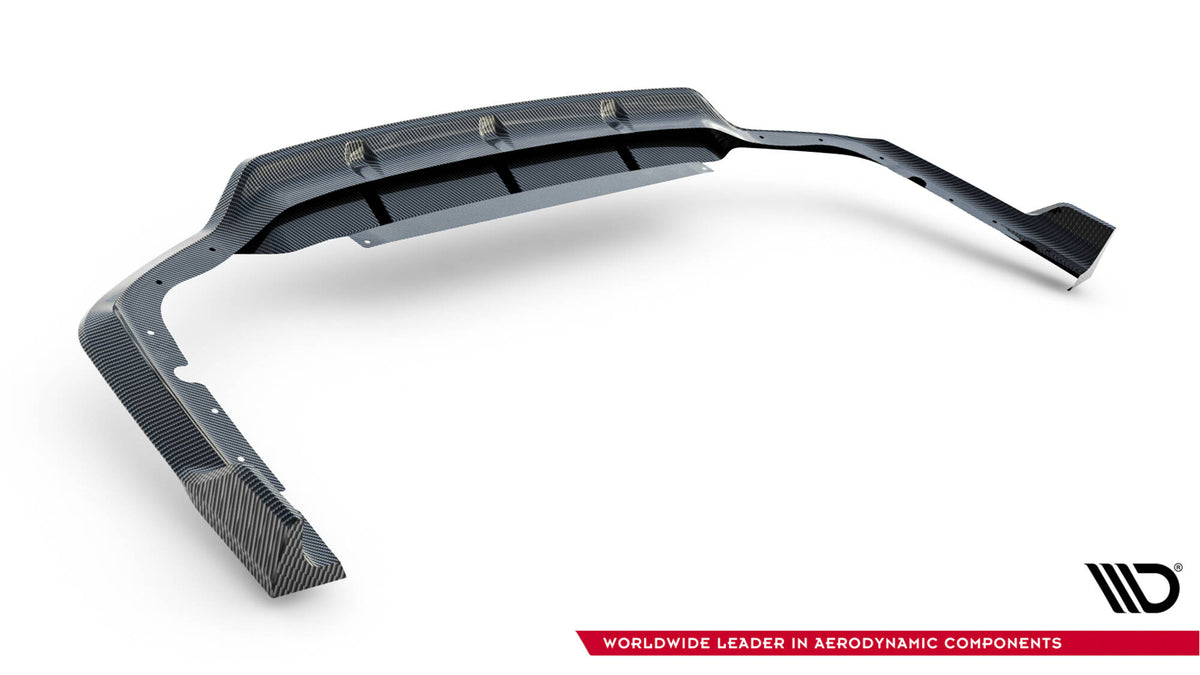 Prepreg Carbon Fiber Diffusor Heck Ansatz passend für BMW X7 M-Paket G07 Facelift (version mitout towbar) – Ansicht 9