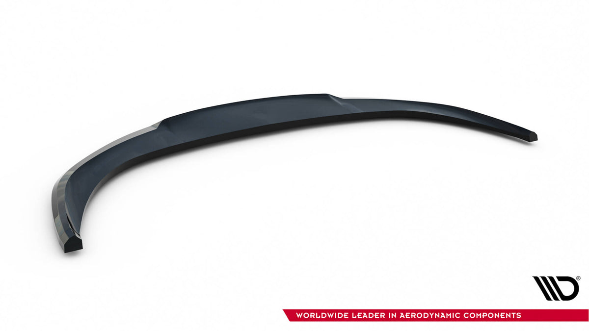 Street+ Spoilerlippe Front Ansatz passend für Porsche Taycan Turbo S Mk1  schwarz Hochglanz – Ansicht 6