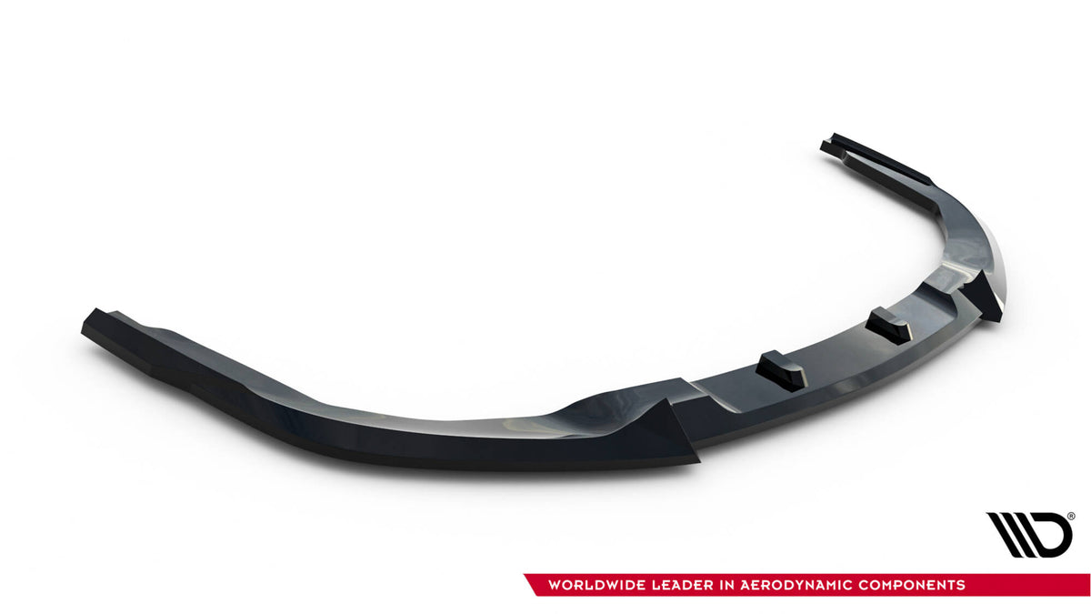 Street+ Spoilerlippe Front Ansatz V.2 passend für Subaru Impreza WRX STI Mk3 Facelift schwarz Hochglanz – Ansicht 5