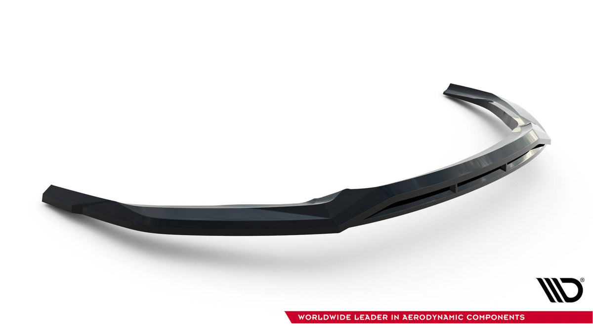 Street+ Spoilerlippe Front Ansatz passend für Lexus RX F-Sport Mk5 schwarz Hochglanz – Ansicht 5