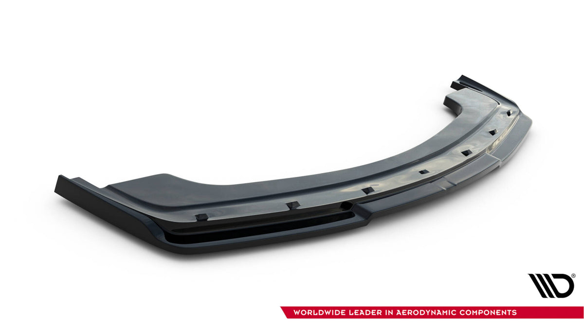 Street+ Spoilerlippe Front Ansatz V.1 passend für BMW M3 / 3 M-Paket Coupe / Cabrio E36 schwarz Hochglanz – Ansicht 5
