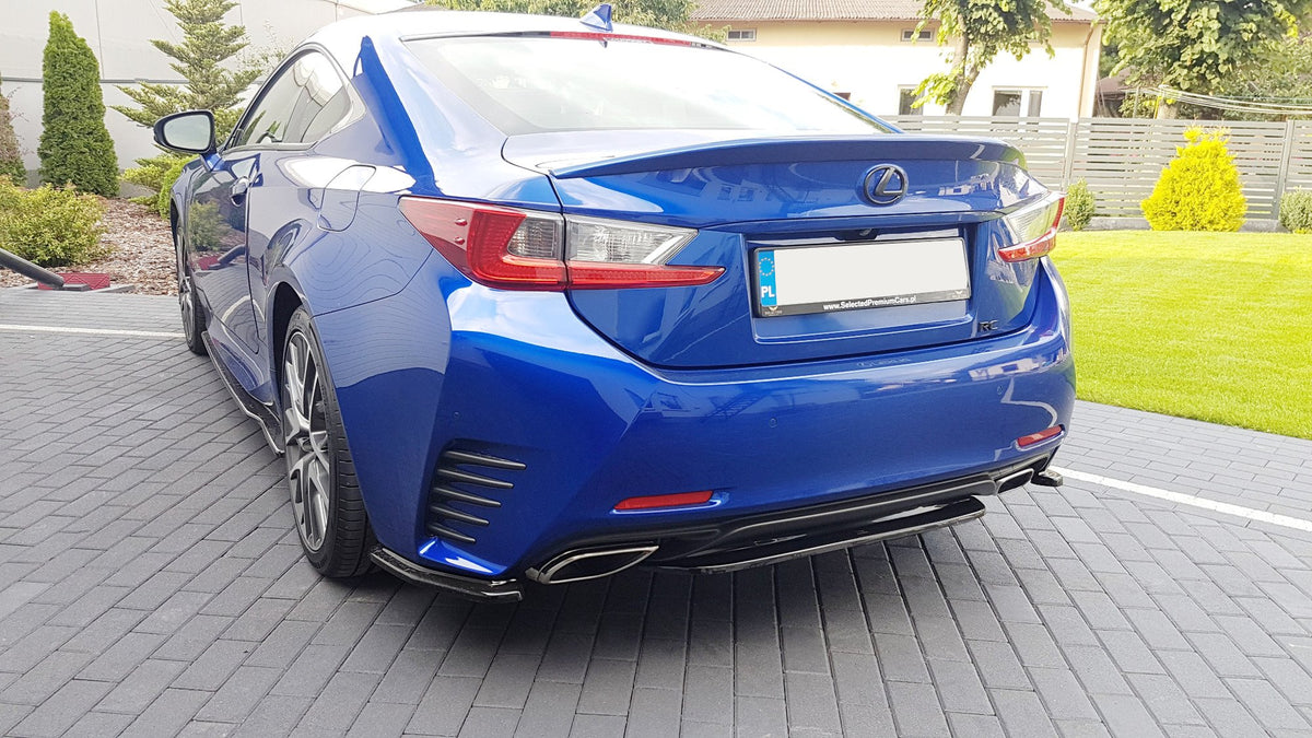 Heckansatz Lexus Rc Mk1 schwarz Hochglanz – Ansicht 2
