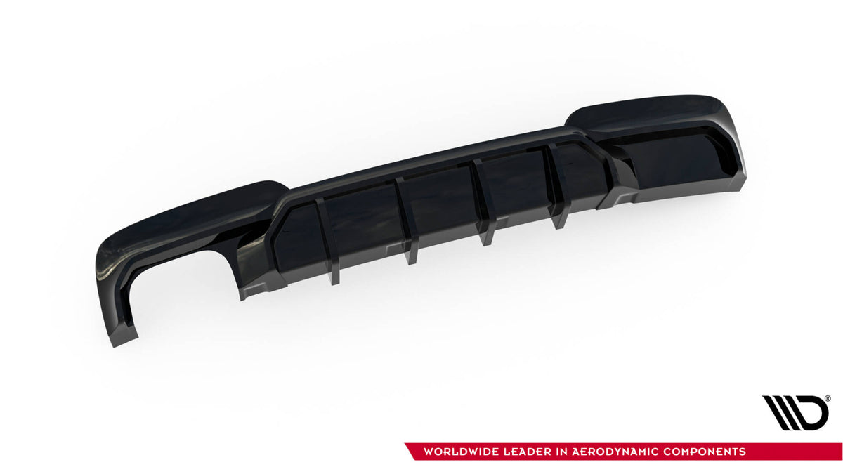 Diffusor Heck Ansatz V.2 passend für BMW 5er M-Paket F10 / F11 (Doppelauspuff li.) – Ansicht 5
