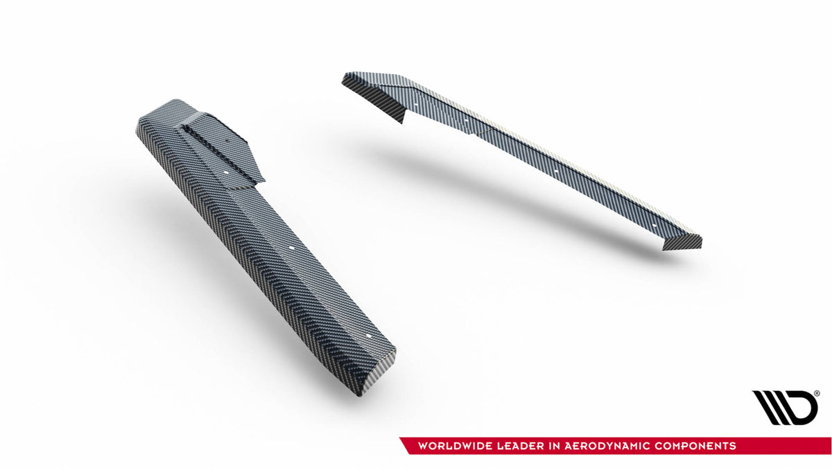 Prepreg Carbon Fiber Heck Ansatz Flaps Diffusor passend für Audi RS7 C8 – Ansicht 6