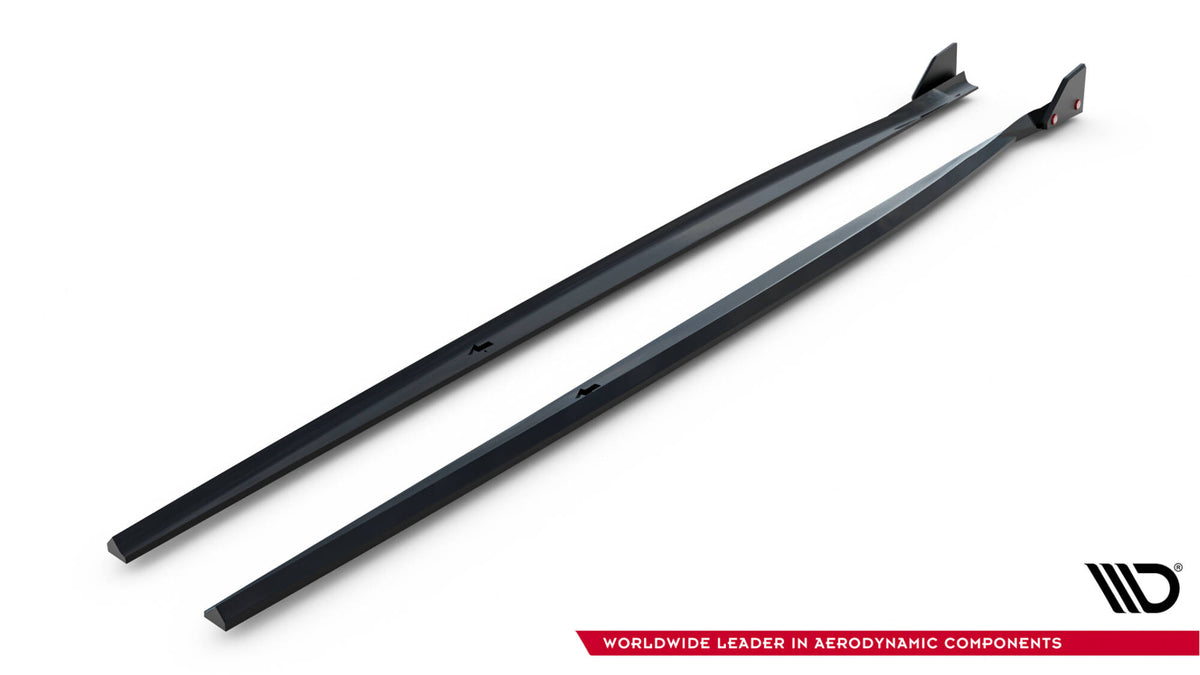 Street+ Seitenschweller Leisten passend für V.4 + Flaps BMW 1er M-Paket / M140i F20 Facelift – Ansicht 6