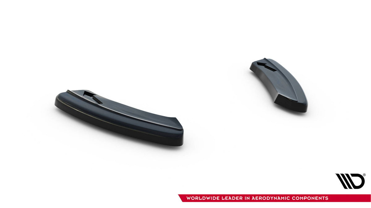 Heck Ansatz Flaps Diffusor passend für VW Golf Hatchback R / R-Line Mk7 Facelift schwarz Hochglanz – Ansicht 10