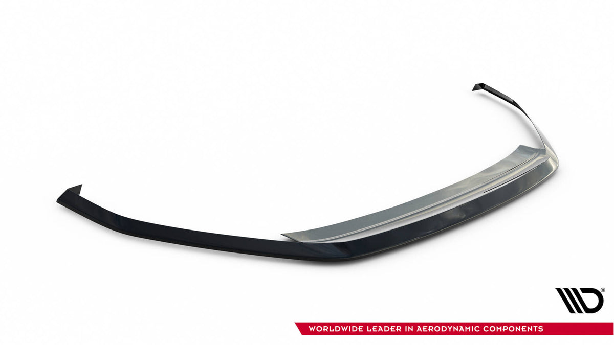 Street+ Spoilerlippe Front Ansatz V.3 passend für VW Golf GTI / GTD Mk7 Facelift schwarz Hochglanz – Ansicht 5