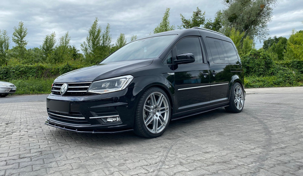 Street+ Seitenschweller Leisten passend für VW Caddy Mk. 4 schwarz Hochglanz – Ansicht 4