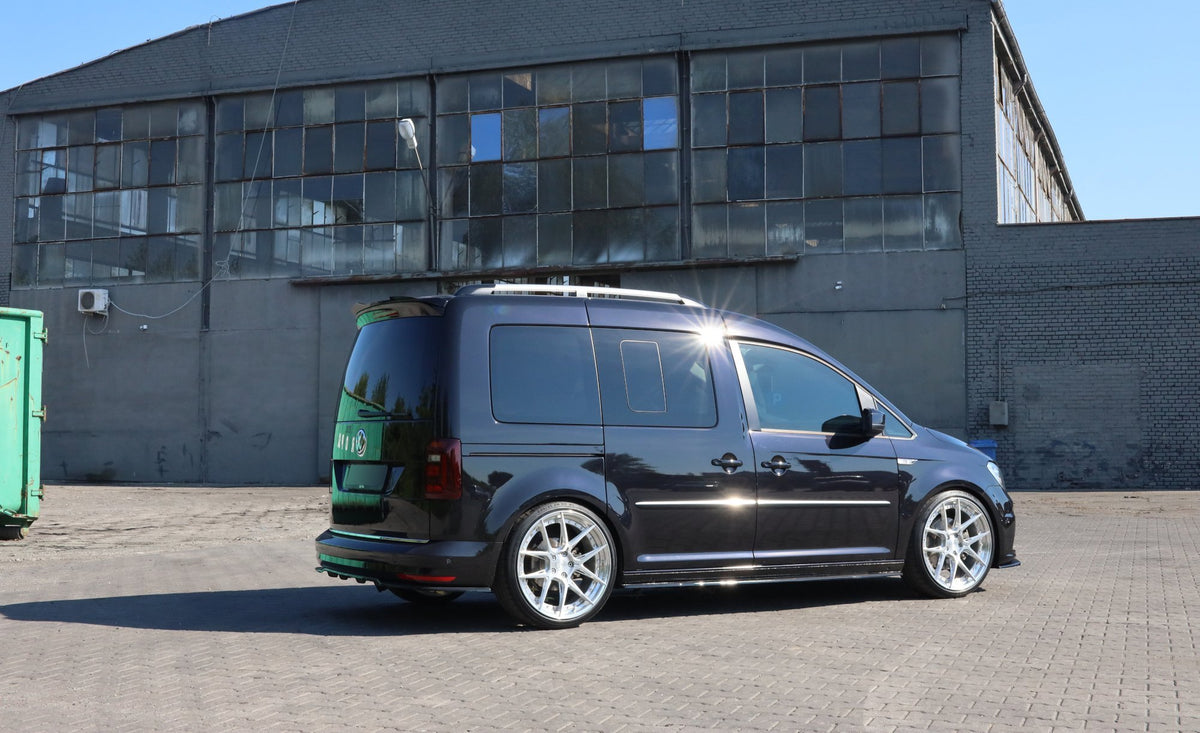 Street+ Seitenschweller Leisten passend für VW Caddy Mk. 4 schwarz Hochglanz – Ansicht 5