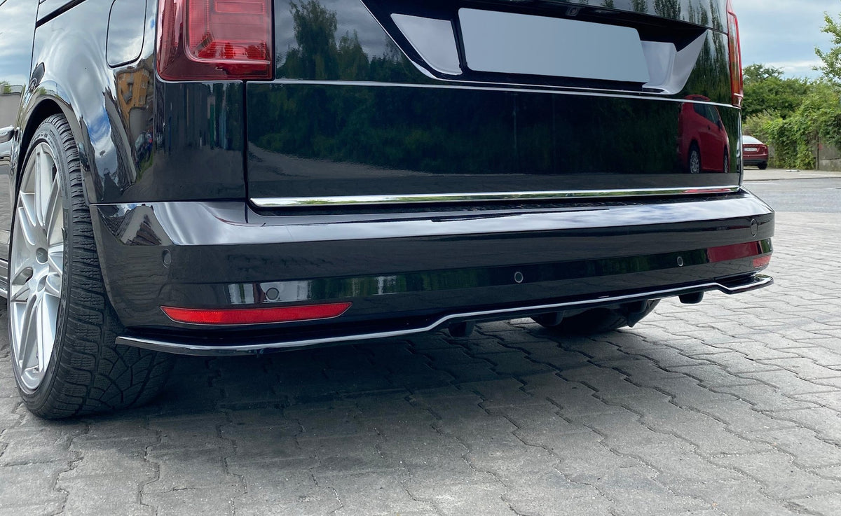 Street+ Mittlerer Diffusor RACE passend für VW Caddy Mk. 4 schwarz Hochglanz – Ansicht 3