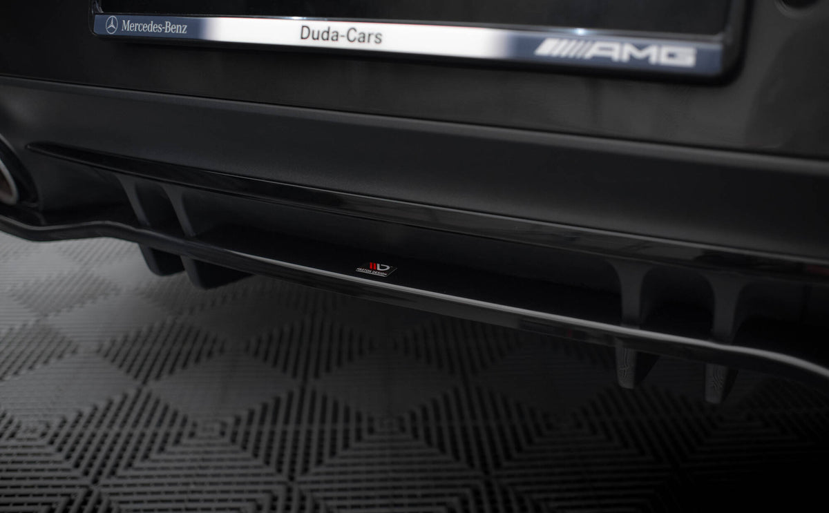 Street+ Mittlerer Diffusor RACE passend für Mercedes-AMG GT 53 4-Door Coupe X290 schwarz Hochglanz – Ansicht 3