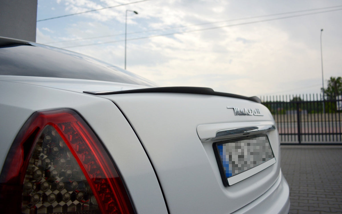 Heckspoiler Lippe MASERATI QUATTROPORTE MK5 FACELIFT schwarz Hochglanz – Ansicht 3