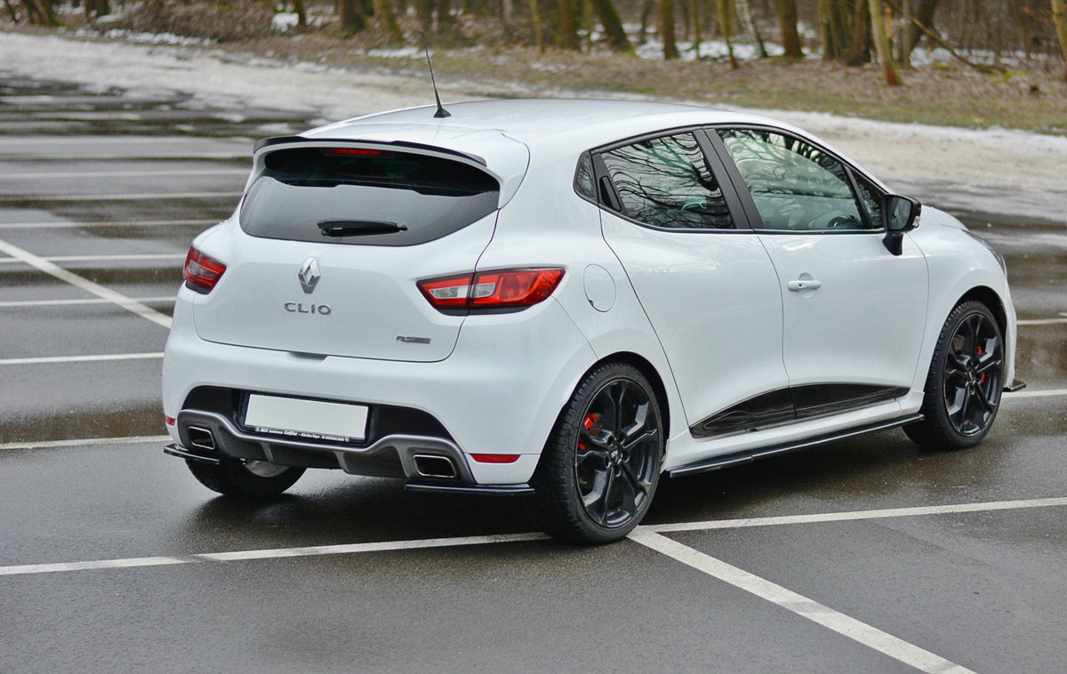 Heck Ansatz Flaps Diffusor passend für Renault Clio RS Mk4 schwarz Hochglanz – Ansicht 1