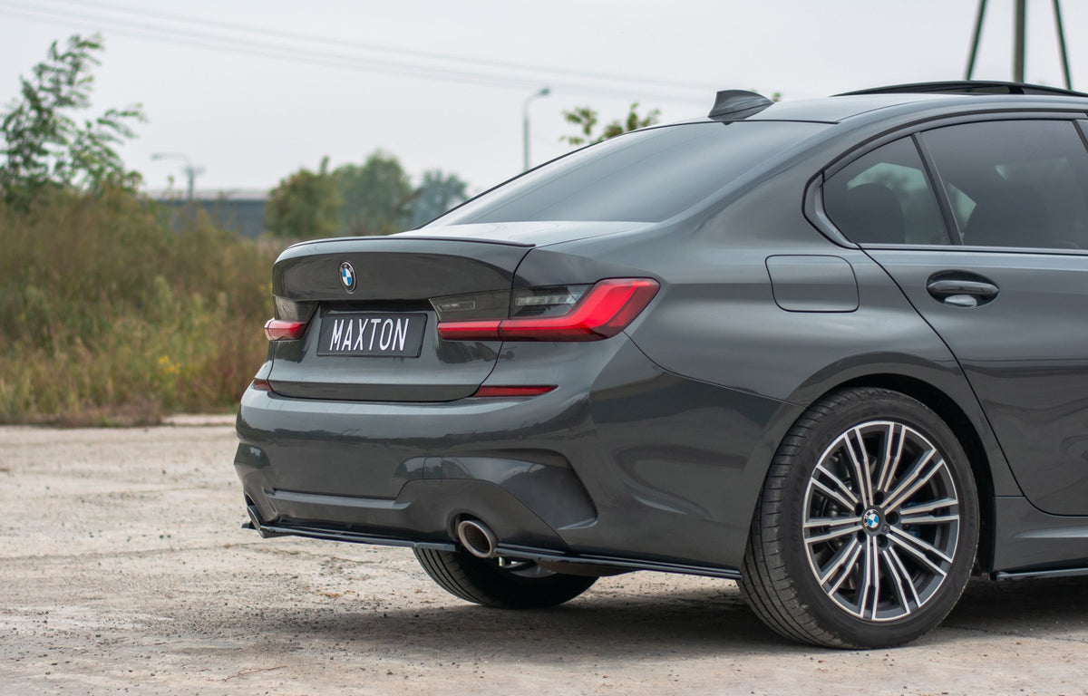 Heckansatz BMW 3er G20 M Paket schwarz Hochglanz – Ansicht 4