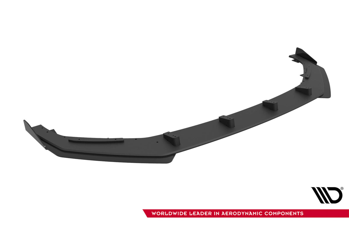 Street Pro Street+ Spoilerlippe Front Ansatz + Flaps passend für Audi A5 F5 Facelift schwarz Hochglanz – Ansicht 7