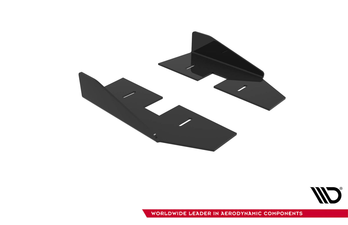 Seitenschweller Flaps passend für Audi A5 Sportback F5 Facelift schwarz Hochglanz – Ansicht 10