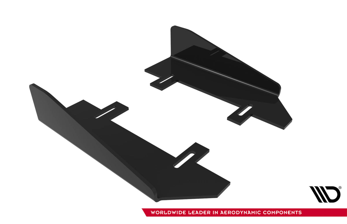Seitenschweller Flaps passend für Audi TT S / TT S-Line 8J Facelift schwarz Hochglanz – Ansicht 6