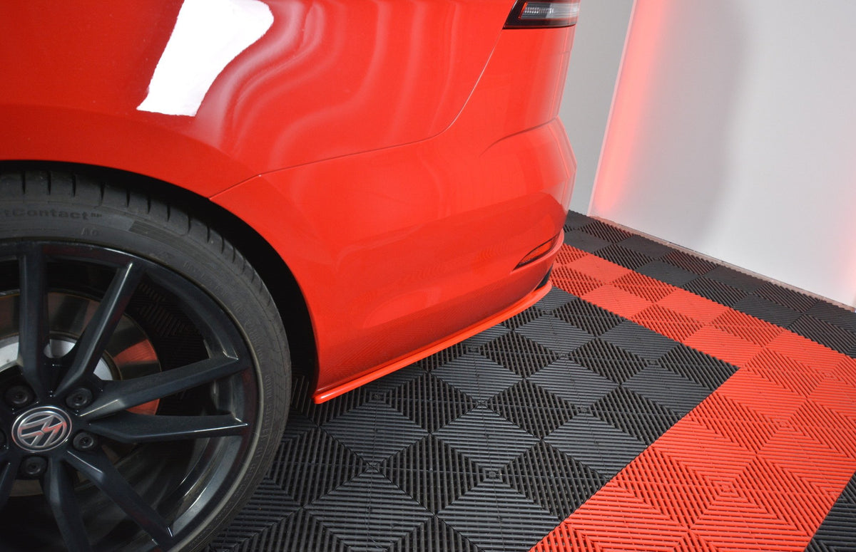 Heck Ansatz Flaps Diffusor V.2 passend für VW GOLF 7 R VARIANT FACELIFT – Ansicht 4