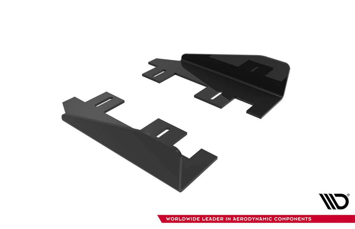 Seitenschweller Flaps passend für Ford Focus ST Mk3 Facelift schwarz Hochglanz – Ansicht 10