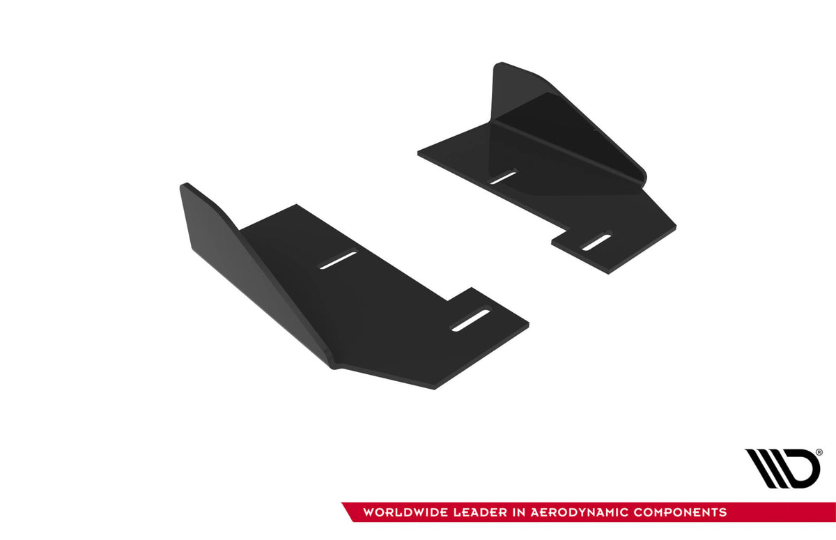 Seitenschweller Flaps passend für Audi A5 Sportback F5 Facelift schwarz Hochglanz – Ansicht 9