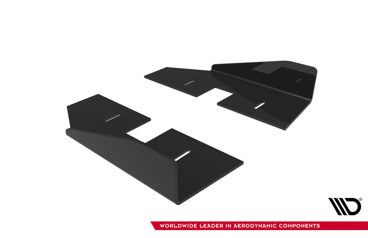 Seitenschweller Flaps passend für Audi A5 Sportback F5 Facelift schwarz Hochglanz – Ansicht 7