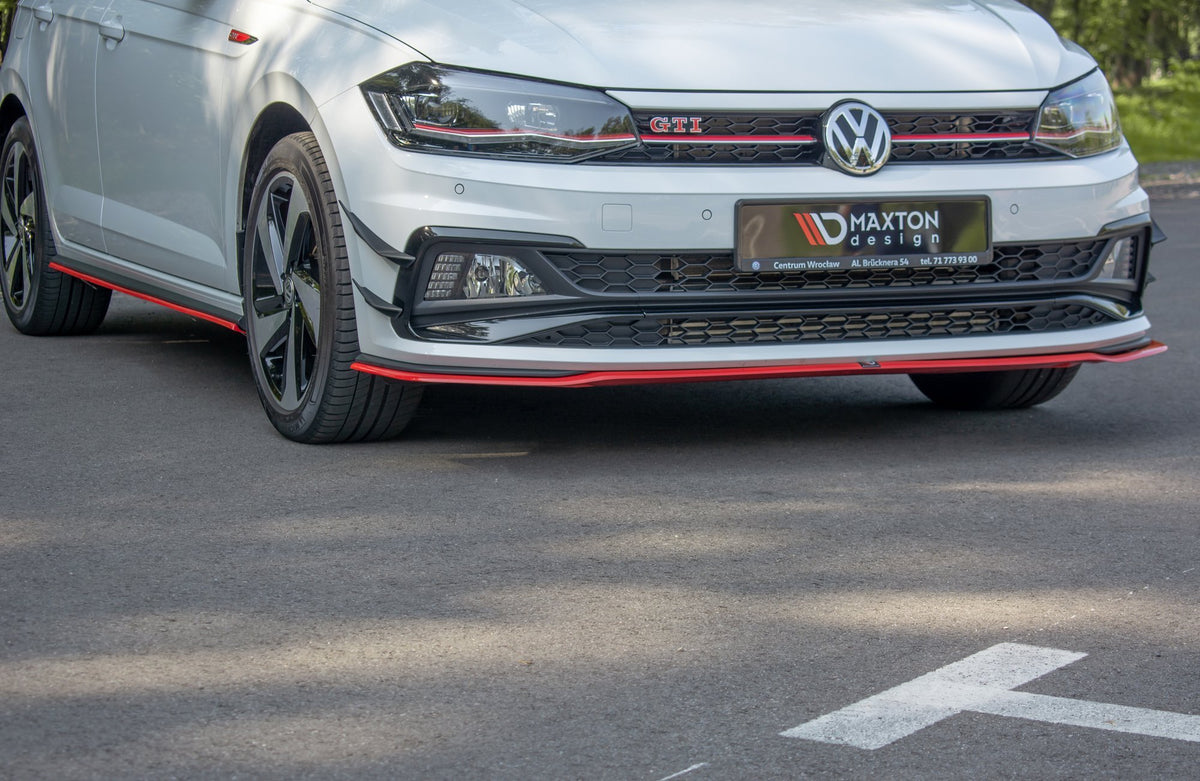 Front Ansatz V.2 für VW Polo GTI / R-line Mk6 – Ansicht 3