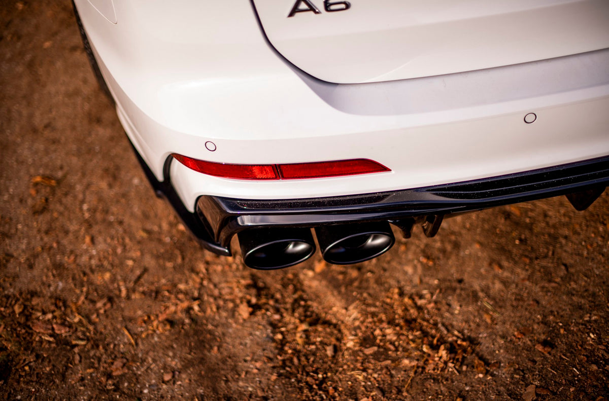 Diffusor Heck Ansatz + Endrohre für Audi A6 S-Line / S6 C8 / C8 Facelift – Ansicht 8