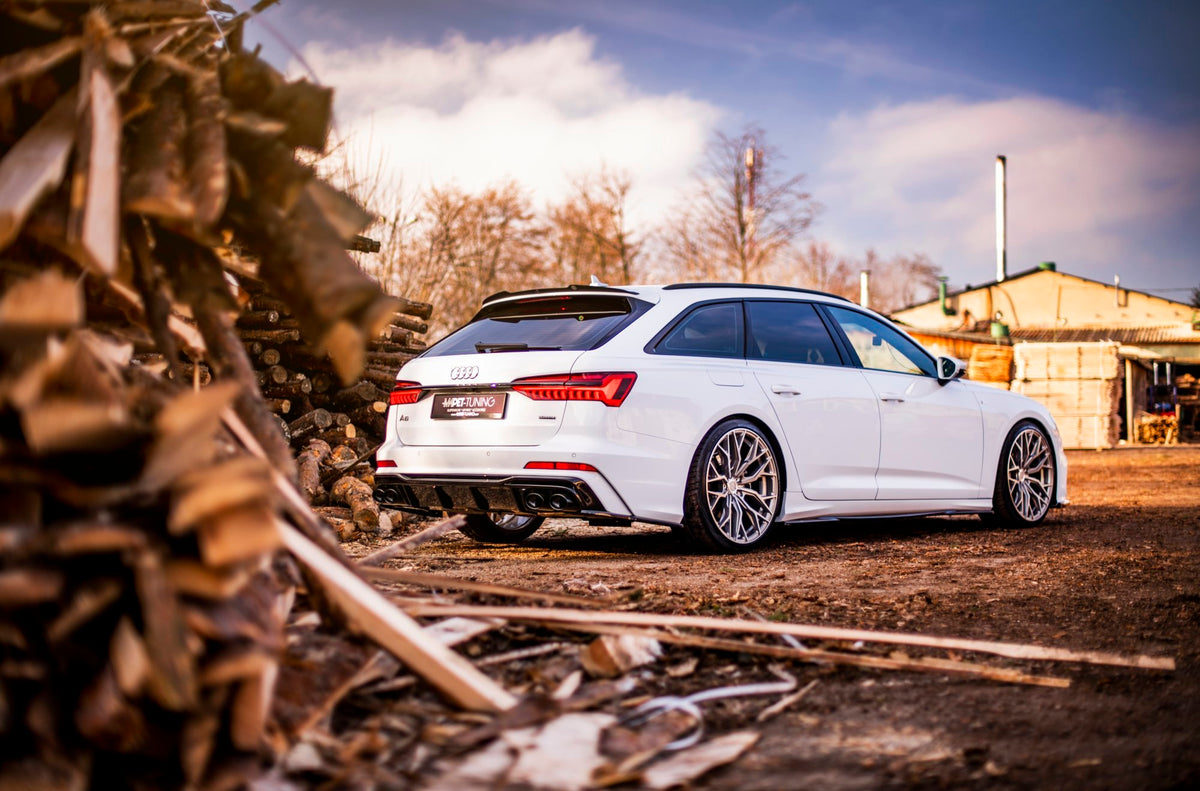 Diffusor Heck Ansatz + Endrohre für Audi A6 S-Line / S6 C8 / C8 Facelift – Ansicht 9