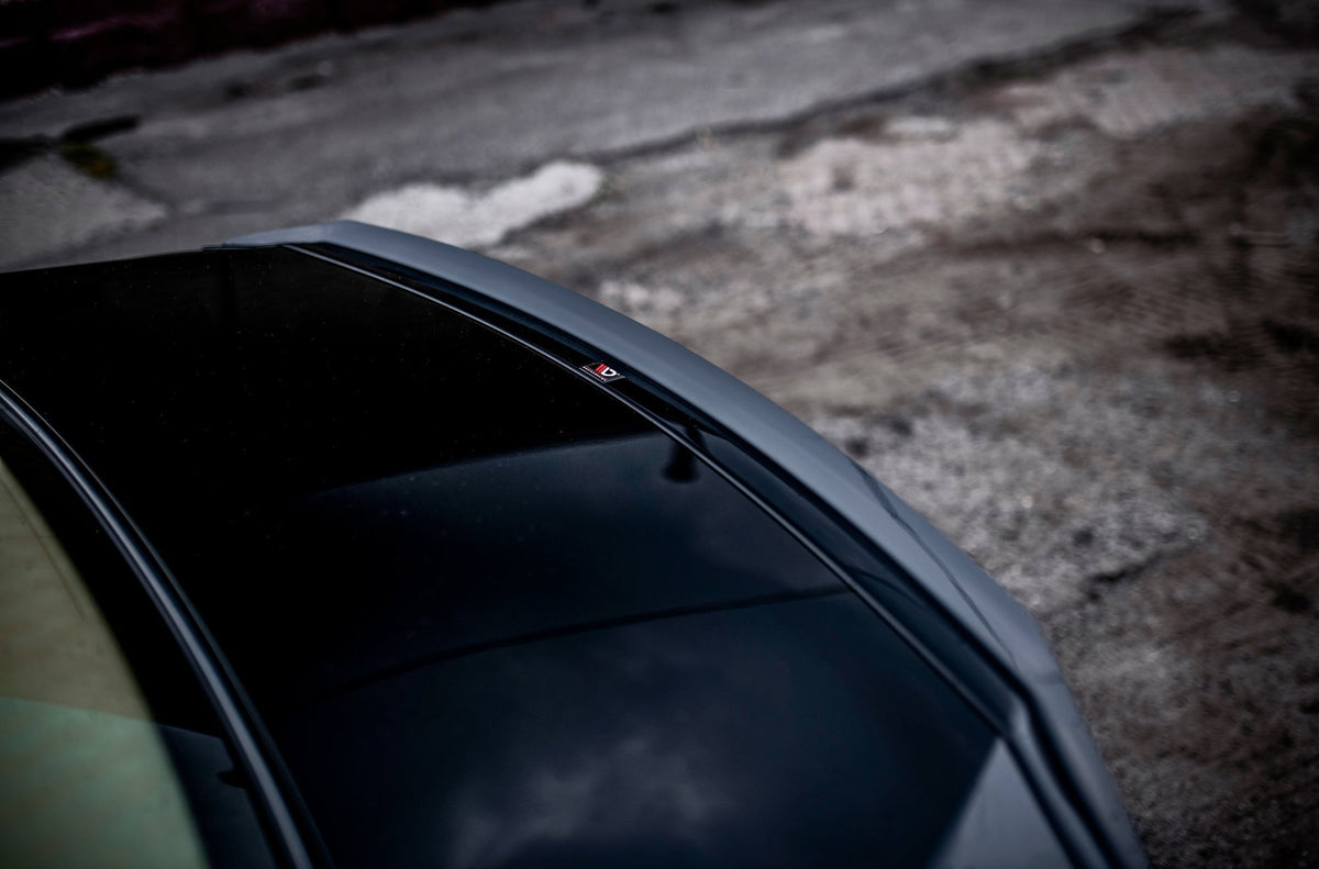 Heckspoiler Lippe Lexus LS Mk4 Facelift schwarz Hochglanz – Ansicht 4