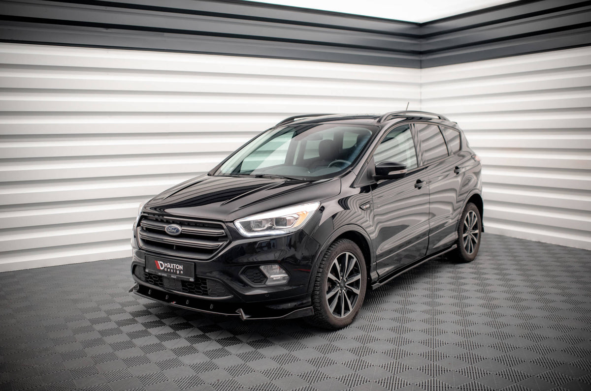 Street+ Seitenschweller Leisten passend für Ford Escape ST-Line Mk3 schwarz Hochglanz – Ansicht 5