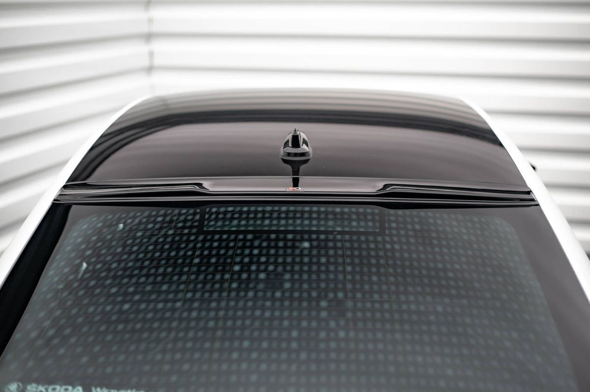 Heckscheiben Spoiler passend für Skoda Octavia Liftback Mk4 schwarz Hochglanz – Ansicht 4