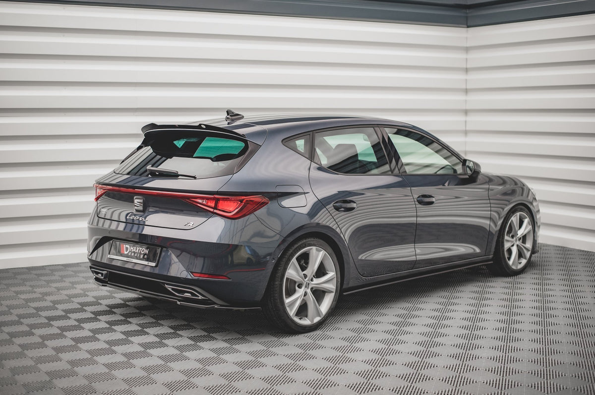 Heckspoiler Lippe Seat Leon FR Mk4 / Cupra Leon Hatchback Mk1 / Mk1 Facelift schwarz Hochglanz – Ansicht 1