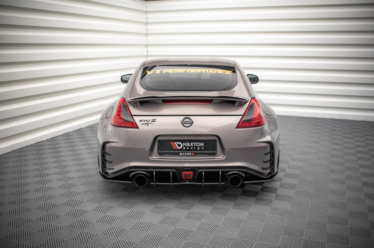 Street Pro Heck Ansatz Flaps Diffusor passend für Nissan 370Z Nismo Facelift – Ansicht 1