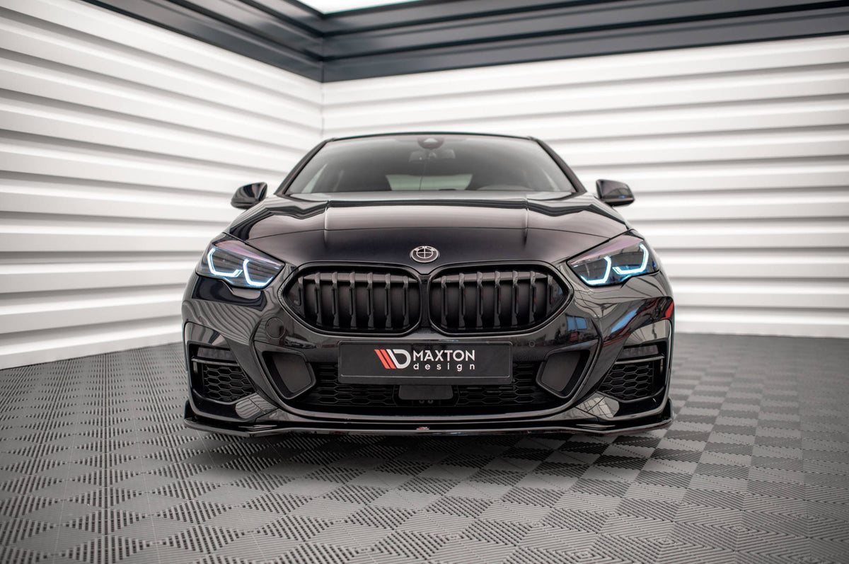 Street+ Spoilerlippe Front Ansatz V.3 passend für BMW 2 Gran Coupe M-Paket / M235i F44 schwarz Hochglanz – Ansicht 3
