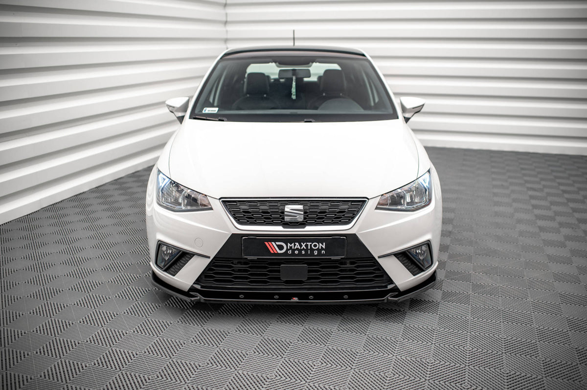 Street+ Spoilerlippe Front Ansatz V.2 passend für Seat Ibiza FR/ Standard Mk5 schwarz Hochglanz – Ansicht 3