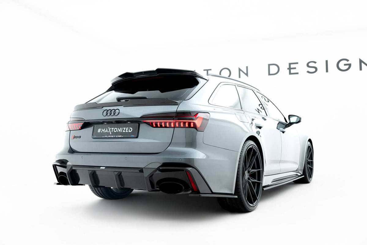 Prepreg Carbon Fiber Heckklappenspoiler (Höher) Audi RS6 C8 / C8 Facelift – Ansicht 5
