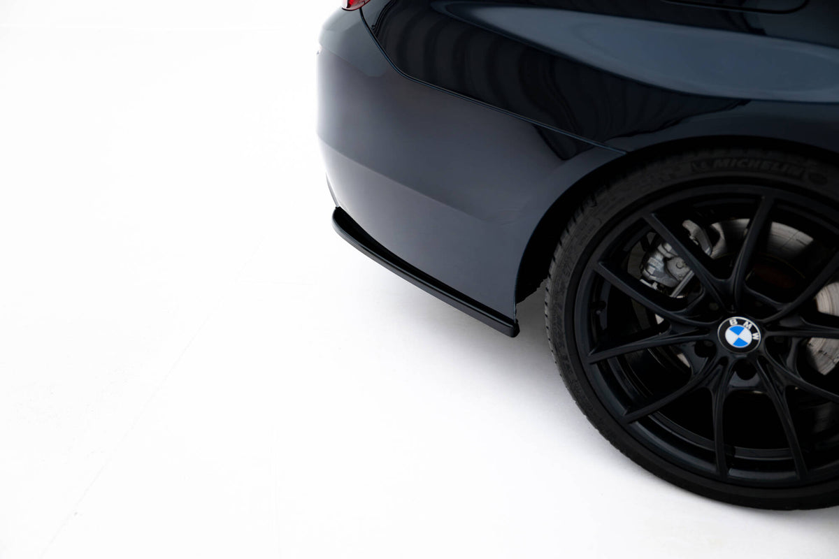 Heck Ansatz Flaps Diffusor V.3 passend für BMW 5er M-Paket F10 / F11 schwarz Hochglanz – Ansicht 4