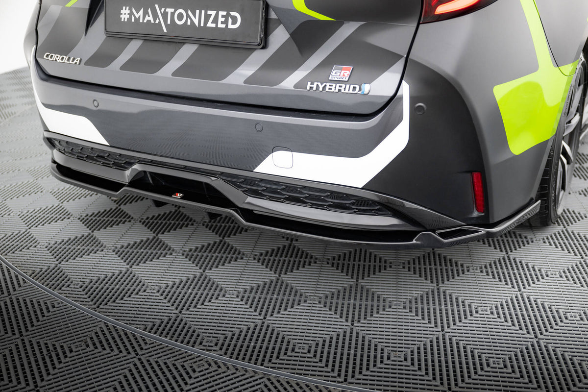 Street+ Mittlerer Diffusor RACE passend für Toyota Corolla GR Sport Touring Sports XII schwarz Hochglanz – Ansicht 3