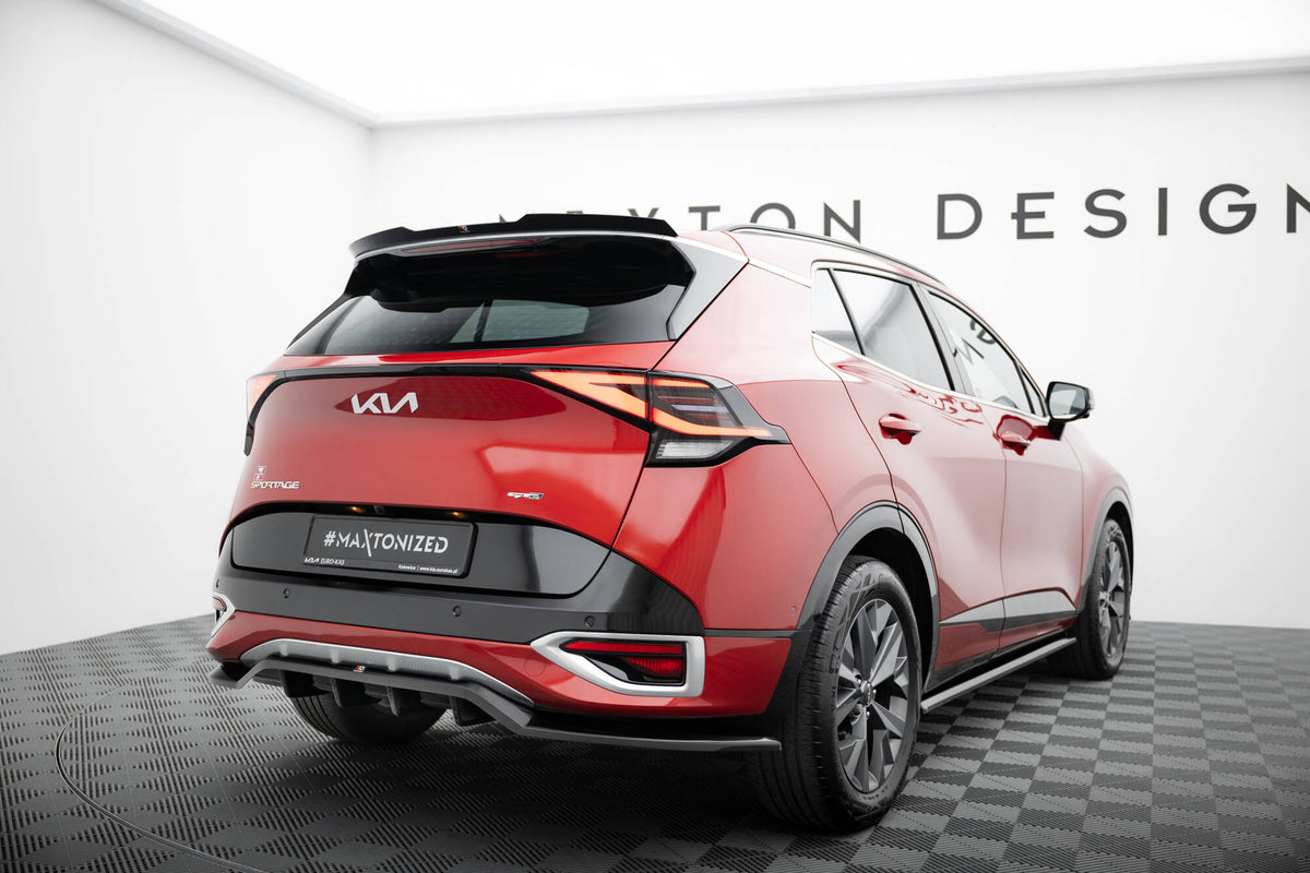 Heckspoiler Lippe Kia Sportage GT-Line Mk5 schwarz Hochglanz – Ansicht 3