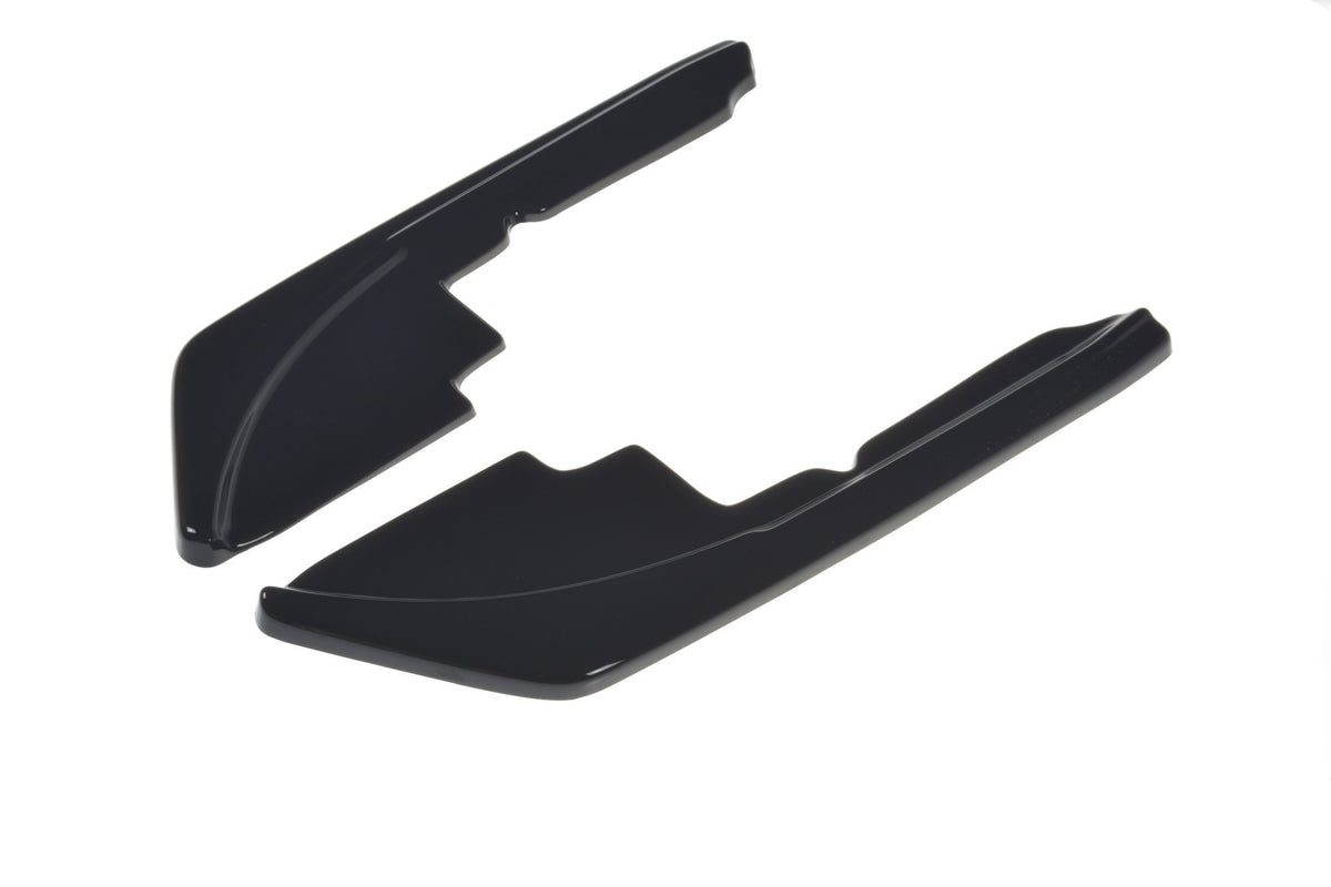Heck Ansatz Flaps Diffusor passend für Peugeot 508 Benzin Mk2 schwarz Hochglanz – Ansicht 7