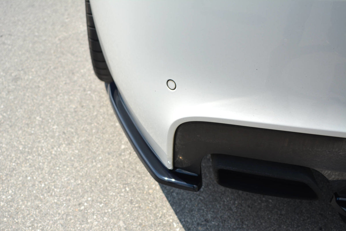 Heck Ansatz Flaps Diffusor passend für BMW 6er Gran Coupé M Paket schwarz Hochglanz – Ansicht 5