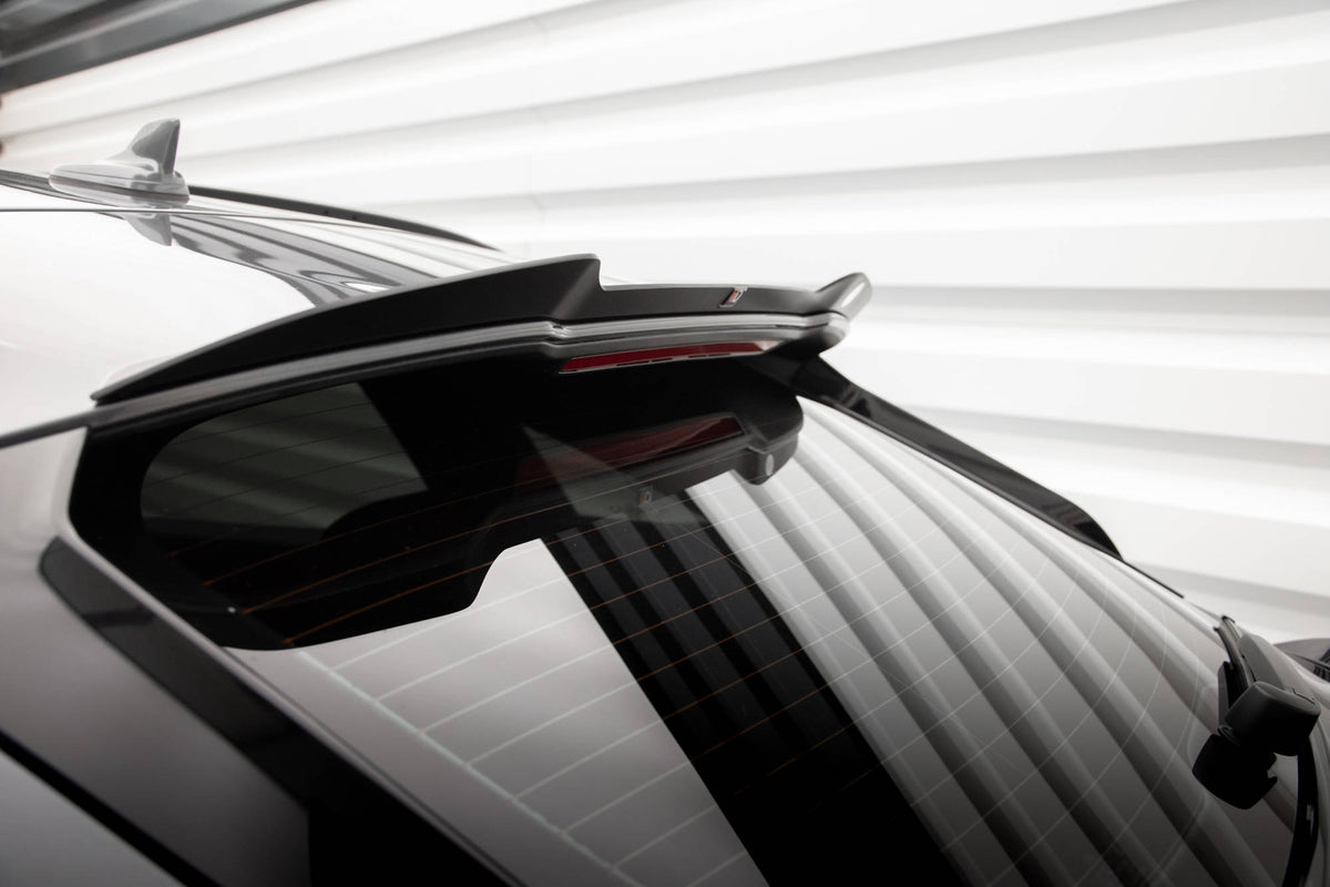 Höher Heckspoiler Lippe Audi SQ5 / Q5 S-Line Sportback Mk2 Facelift schwarz Hochglanz – Ansicht 4