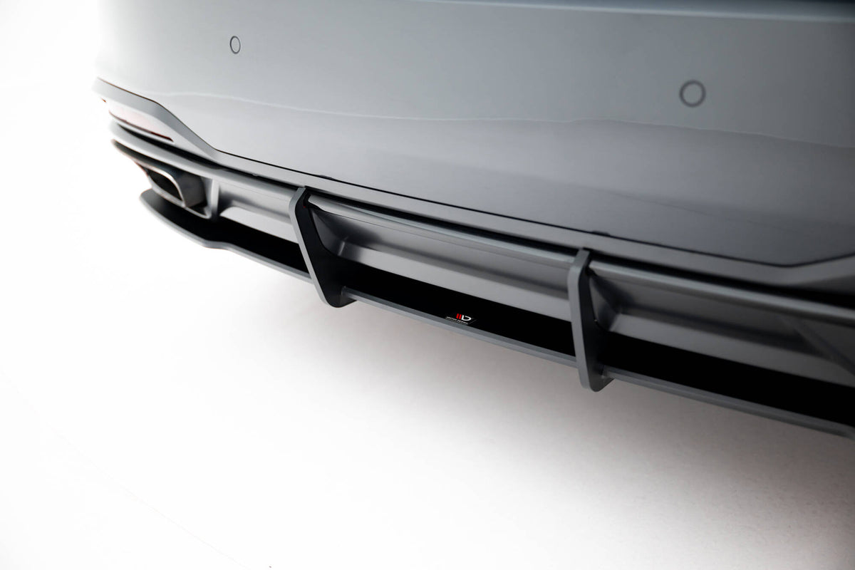 Street Pro Heckschürze + Flaps passend für Audi A5 F5 Facelift schwarz Hochglanz – Ansicht 3
