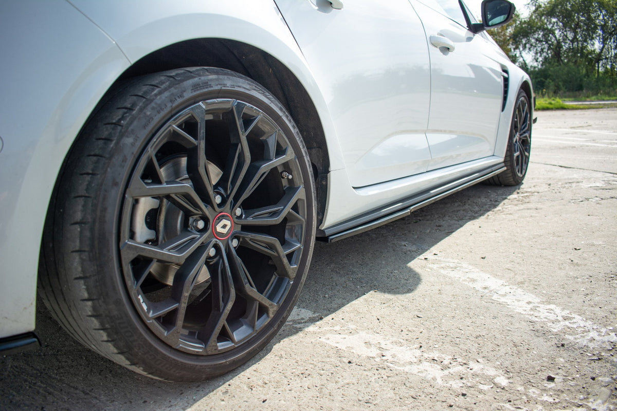 Street+ Seitenschweller Leisten passend für Renault Megane IV RS schwarz Hochglanz – Ansicht 3