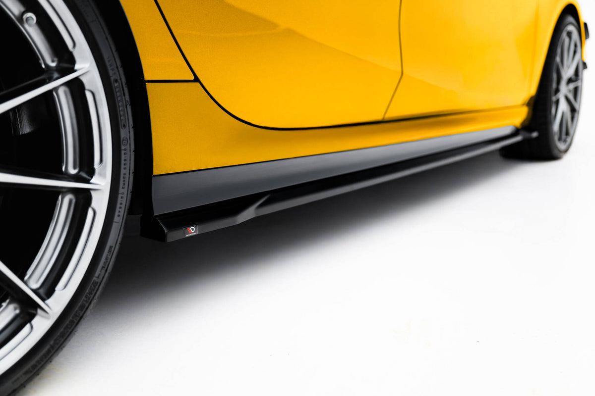 Street+ Seitenschweller Leisten passend für V.3 passend für BMW 1er M-Paket F70 schwarz Hochglanz – Ansicht 4